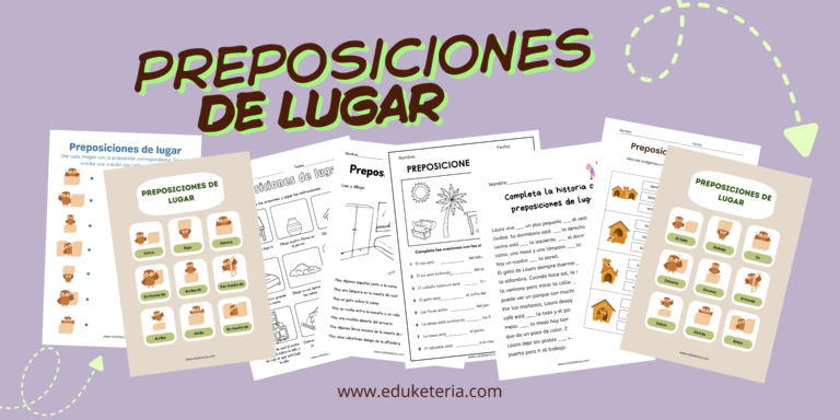 Preposiciones de lugar – Material gratuito para profes y estudiantes de ELE