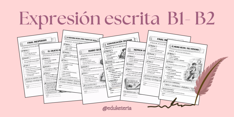 Expresión escrita creativa en ELE (B1-B2)