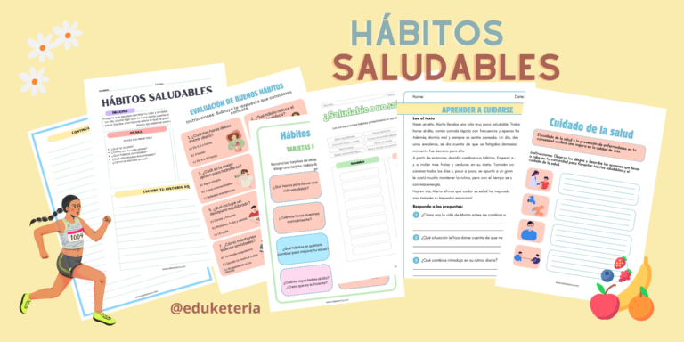 Hábitos saludables ELE: fichas descargables (PDF gratis)