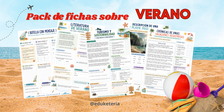 Recursos educativos de verano para Lengua y ELE