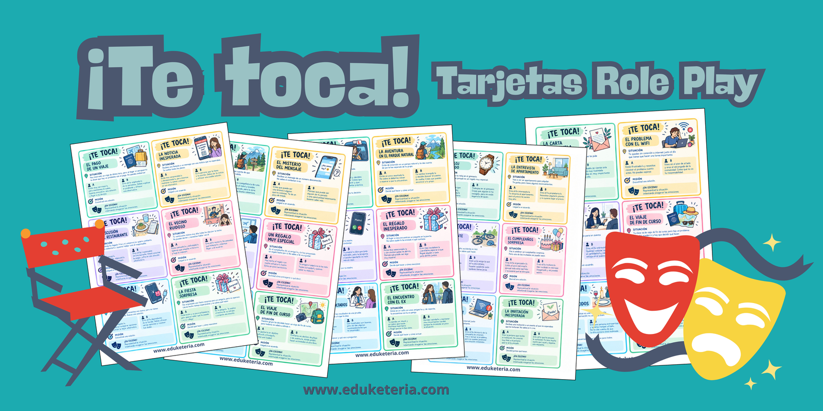 ¡Te toca! Role play para trabajar la expresión