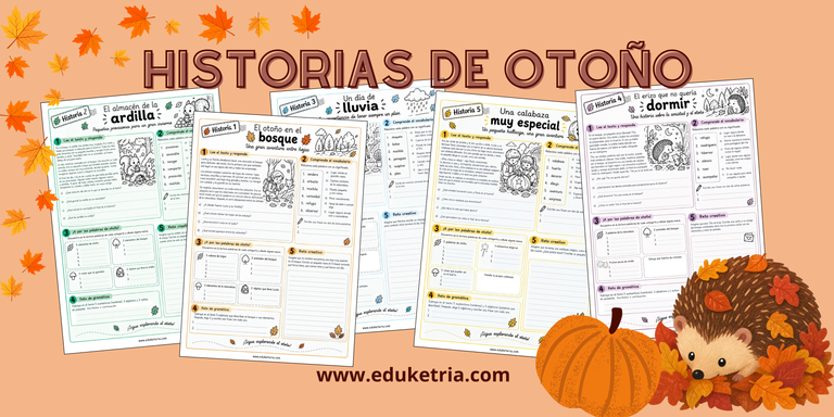 🍂 Historias de otoño: comprensión lectora y actividades
