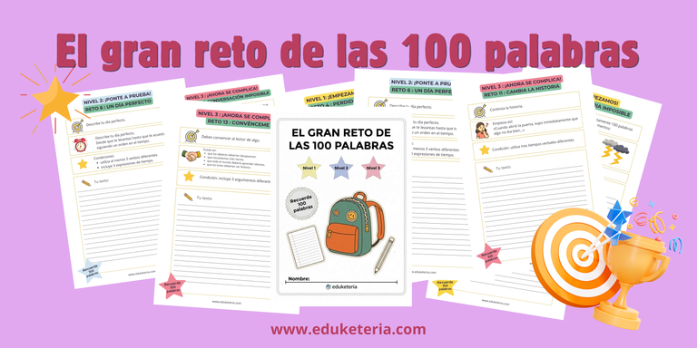 El gran reto de las 100 palabras: un reto de escritura creativo para Primaria y ELE