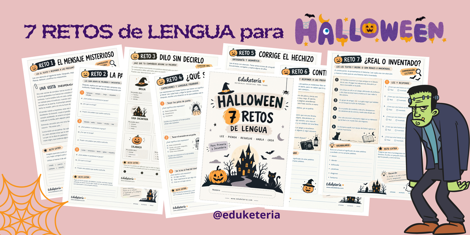 🎃 7 retos de Lengua para Halloween
